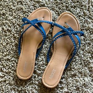 Blue criss cross MIXIT sandals